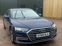 USED 2018 68 AUDI A8 3.0 TFSI V6 55 Saloon 4dr Petrol Tiptronic quattro Euro 6 (s/s) (340 ps) 