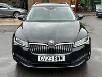 USED 2023 23 SKODA SUPERB 1.5 TSI ACT SE Technology Estate 5dr Petrol Manual Euro 6 (s/s) (150 ps) BY APPOINTMENT ONLY - Alloy Wheels, Air Con, Apple Car Play & Android Auto, Front & Rear Parking Sensors, Cruise Control, Bluetooth, DAB Radio, Rear Privacy Glass, Full Leather Heated Seats.