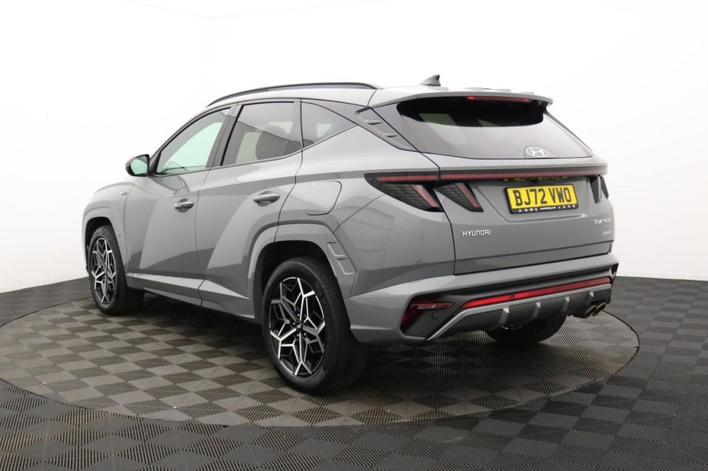 USED 2022 72 HYUNDAI TUCSON 1.6 h T-GDi N Line SUV 5dr Petrol Hybrid Auto Euro 6 (s/s) (230 ps) Car Play, Keyless Go, Sat Nav