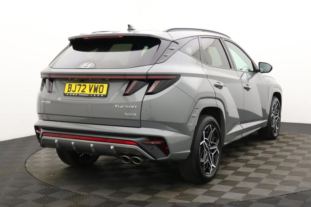 USED 2022 72 HYUNDAI TUCSON 1.6 h T-GDi N Line SUV 5dr Petrol Hybrid Auto Euro 6 (s/s) (230 ps) Car Play, Keyless Go, Sat Nav
