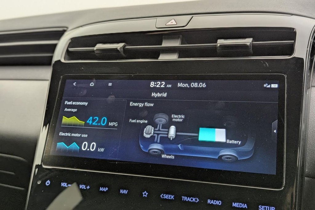 USED 2022 72 HYUNDAI TUCSON 1.6 h T-GDi N Line SUV 5dr Petrol Hybrid Auto Euro 6 (s/s) (230 ps) Car Play, Keyless Go, Sat Nav