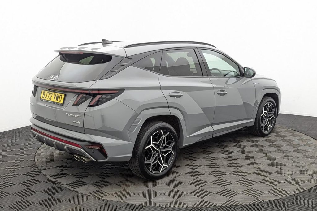 USED 2022 72 HYUNDAI TUCSON 1.6 h T-GDi N Line SUV 5dr Petrol Hybrid Auto Euro 6 (s/s) (230 ps) Car Play, Keyless Go, Sat Nav