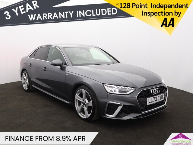 View our Audi A4 2.0 TDI 35 S line Saloon 4dr Diesel S Tronic Euro 6 (s/s) (163 ps)