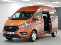 USED 2023 23 FORD TRANSIT CUSTOM 320 2.0 EBL 130 BHP L2 HIGH ROOF TREND AUTOMATIC 9 SEAT MINIBUS AUTOMATIC | AIR CON | CARPLAY | 9 SEATS