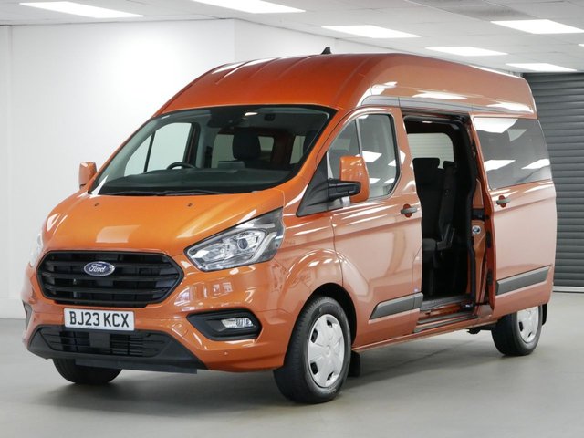 View our Ford Transit Custom 320 2.0 EBL 130 BHP L2 HIGH ROOF TREND AUTOMATIC 9 SEAT MINIBUS