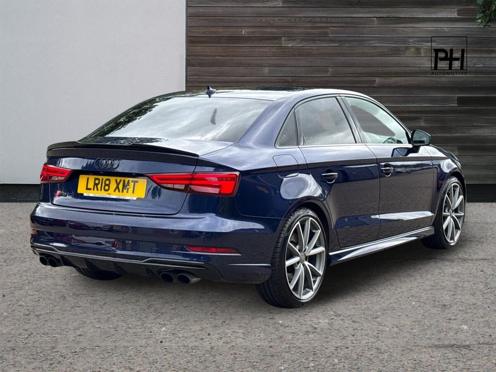 USED 2018 18 AUDI S3 2.0 TFSI Black Edition Saloon 4dr Petrol S Tronic quattro Euro 6 (s/s) (310 ps) BANG & OLUFSEN|FULL LEATHER