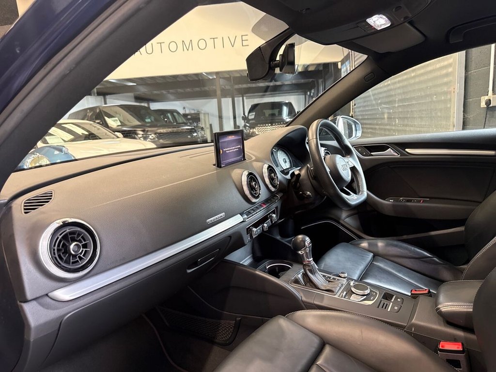 USED 2018 18 AUDI S3 2.0 TFSI Black Edition Saloon 4dr Petrol S Tronic quattro Euro 6 (s/s) (310 ps) BANG & OLUFSEN|FULL LEATHER