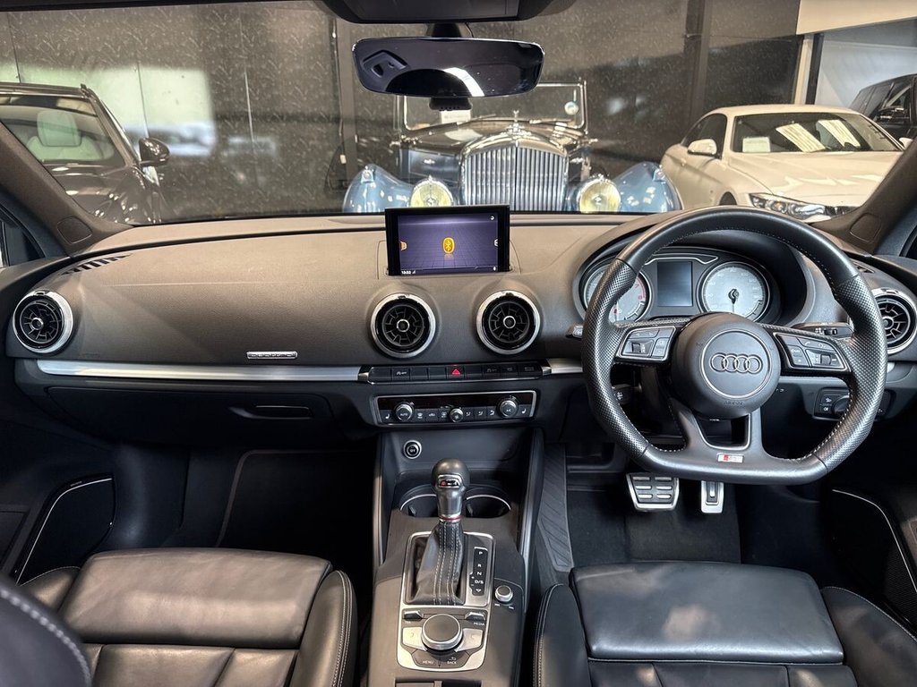 USED 2018 18 AUDI S3 2.0 TFSI Black Edition Saloon 4dr Petrol S Tronic quattro Euro 6 (s/s) (310 ps) BANG & OLUFSEN|FULL LEATHER