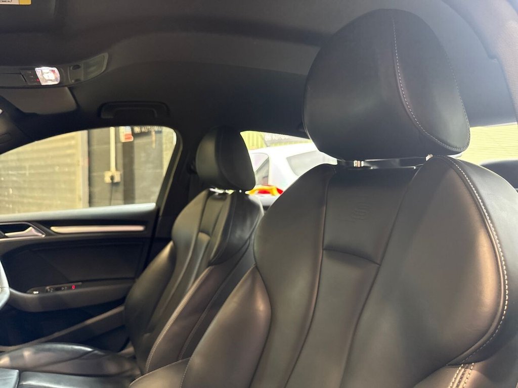 USED 2018 18 AUDI S3 2.0 TFSI Black Edition Saloon 4dr Petrol S Tronic quattro Euro 6 (s/s) (310 ps) BANG & OLUFSEN|FULL LEATHER