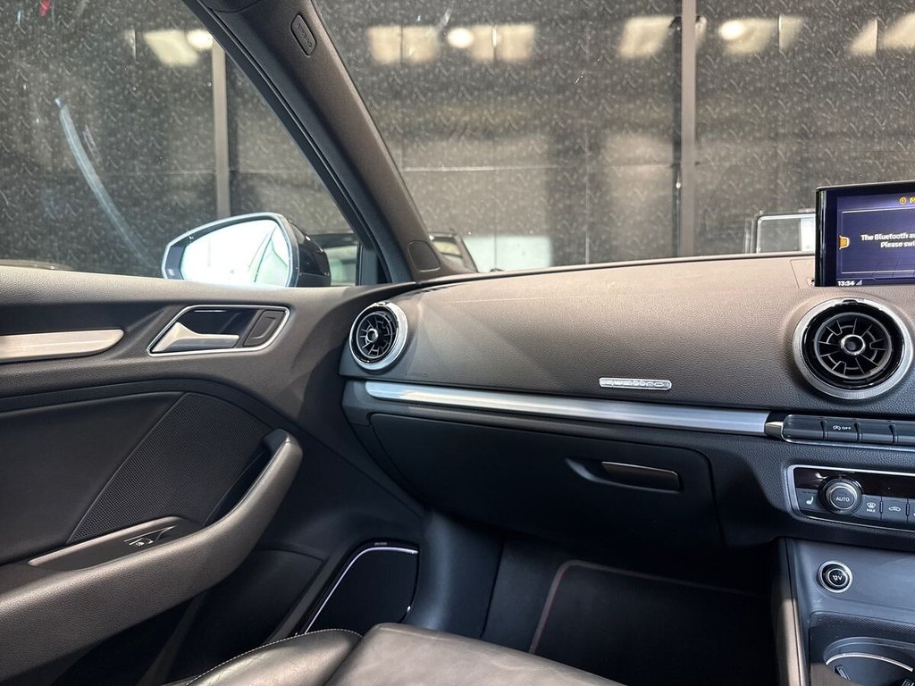 USED 2018 18 AUDI S3 2.0 TFSI Black Edition Saloon 4dr Petrol S Tronic quattro Euro 6 (s/s) (310 ps) BANG & OLUFSEN|FULL LEATHER