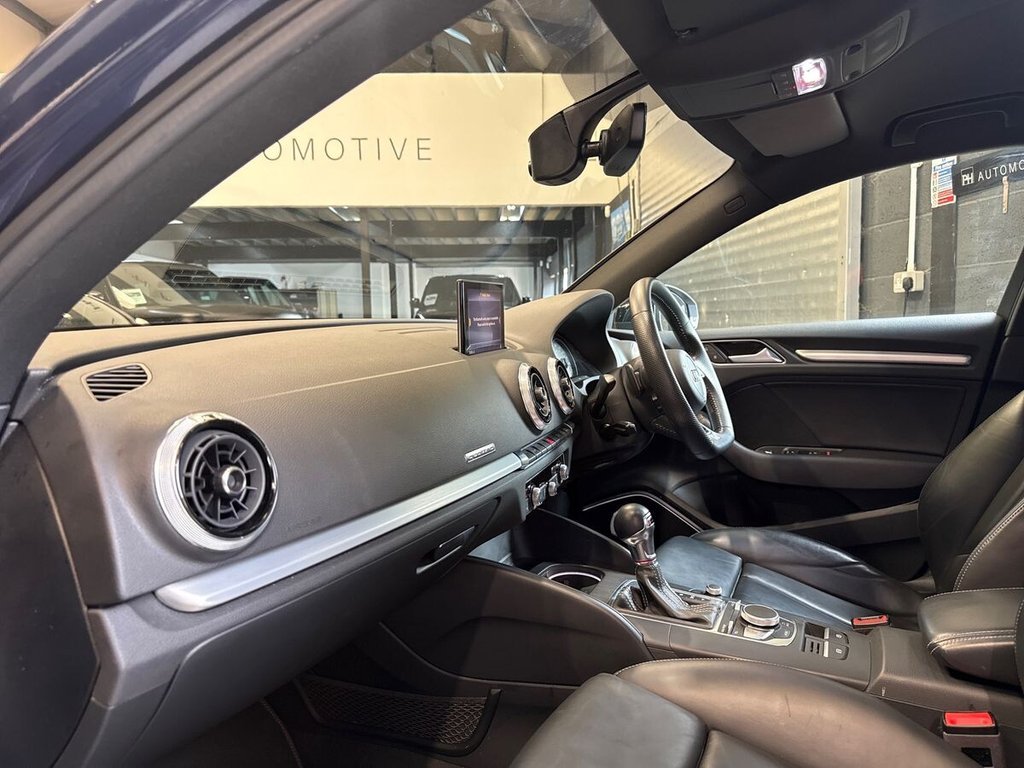 USED 2018 18 AUDI S3 2.0 TFSI Black Edition Saloon 4dr Petrol S Tronic quattro Euro 6 (s/s) (310 ps) BANG & OLUFSEN|FULL LEATHER