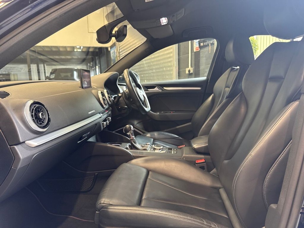 USED 2018 18 AUDI S3 2.0 TFSI Black Edition Saloon 4dr Petrol S Tronic quattro Euro 6 (s/s) (310 ps) BANG & OLUFSEN|FULL LEATHER
