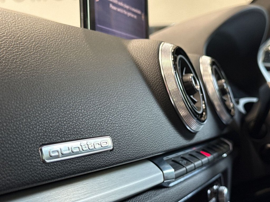 USED 2018 18 AUDI S3 2.0 TFSI Black Edition Saloon 4dr Petrol S Tronic quattro Euro 6 (s/s) (310 ps) BANG & OLUFSEN|FULL LEATHER