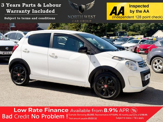 View our Citroen C1 1.0 VTi Urban Ride Hatchback 5dr Petrol Manual Euro 6 (72 ps) ***DRIVE AWAY TODAY*** NATIONWIDE PARTS & LABOUR WARRANTY INCLUDED + 12 MONTHS AA BREAKDOWN FREE