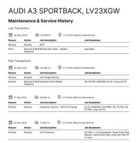 USED 2023 23 AUDI A3 1.0 TFSI 30 S line Sportback 5dr Petrol S Tronic Euro 6 (s/s) (110 ps) AUTO, CARPLAY, LEATHER, CRUISE