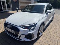 USED 2023 23 AUDI A3 1.0 TFSI 30 S line Sportback 5dr Petrol S Tronic Euro 6 (s/s) (110 ps) AUTO, CARPLAY, LEATHER, CRUISE