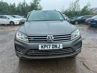 USED 2017 17 VOLKSWAGEN TOUAREG 3.0 TDI V6 BlueMotion Tech R-Line Plus Tiptronic 4WD Euro 6 (s/s) 5dr 2 KEYS|360 R/CAMS|SUNROOF