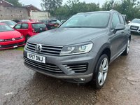 USED 2017 17 VOLKSWAGEN TOUAREG 3.0 TDI V6 BlueMotion Tech R-Line Plus Tiptronic 4WD Euro 6 (s/s) 5dr 2 KEYS|360 R/CAMS|SUNROOF