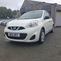 USED 2015 15 NISSAN MICRA 1.2 Visia Hatchback 5dr Petrol CVT Euro 5 (80 ps) TWO KEYS