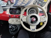 USED 2018 18 FIAT 500 1.2 Lounge Hatchback 3dr Petrol Manual Euro 6 (s/s) (69 bhp) ONLY 25,320 MILES FROM NEW