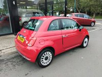 USED 2018 18 FIAT 500 1.2 Lounge Hatchback 3dr Petrol Manual Euro 6 (s/s) (69 bhp) ONLY 25,320 MILES FROM NEW