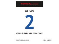 USED 2015 15 SUBARU WRX STI 2.5T Type UK Saloon 4dr Petrol Manual 4WD Euro 6 (300 ps) PEARL WHITE, 2 OWNERS, IMMACULATE