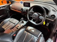 USED 2018 18 AUDI S3 2.0 TFSI Black Edition Sportback 5dr Petrol S Tronic quattro Euro 6 (s/s) (310 ps) Technology Pack Advanced