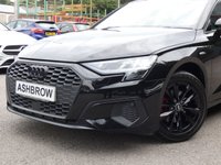 USED 2023 23 AUDI A3 Sportback 1.0 TFSI 30 Technik 5d 110 S/S 1 OWNER FROM NEW, FULL SERVICE HISTORY, SAT NAV, VIRTUAL COCKPIT, APPLE CARPLAY / ANDROID AUTO, REAR PARKING SENSORS, DAB RADIO, BLUETOOTH, MANUAL 6 SPEED, ELECTRIC FOLDING HEATED DOOR MIRRORS, AUDI PRE SENSE, DISTANCE WARNING, LANE DEPARTURE WARNING, HILL HOLD ASSIST, LEATHER MULTIFUNCTION STEERING WHEEL, CRUISE CONTROL & SPEED LIMITER, RAIN & LIGHT SENSORS, KEYLESS START, VOICE CONTROL, ELECTRONIC AIR CON, ISO FIX, BLACK CLOTH INTERIOR