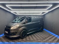 USED 2016 66 FORD TRANSIT CUSTOM 2.0 TDCi 290 Limited Panel Van 5dr Diesel Manual L2 H2 (170 g/km, 128 bhp) 12 MONTHS MOT, BLACK ALLOY WHEELS