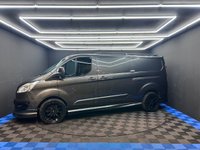 USED 2016 66 FORD TRANSIT CUSTOM 2.0 TDCi 290 Limited Panel Van 5dr Diesel Manual L2 H2 (170 g/km, 128 bhp) 12 MONTHS MOT, BLACK ALLOY WHEELS