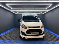 USED 2014 64 FORD TRANSIT CUSTOM 2.2 TDCi 290 Panel Van 5dr Diesel Manual L2 H1 (186 g/km, 98 bhp) 12 MONTHS MOT, BLACK ALLOY WHEELS