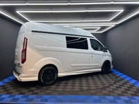 USED 2014 64 FORD TRANSIT CUSTOM 2.2 TDCi 290 Panel Van 5dr Diesel Manual L2 H1 (186 g/km, 98 bhp) 12 MONTHS MOT, BLACK ALLOY WHEELS