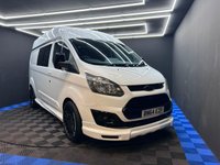 USED 2014 64 FORD TRANSIT CUSTOM 2.2 TDCi 290 Panel Van 5dr Diesel Manual L2 H1 (186 g/km, 98 bhp) 12 MONTHS MOT, BLACK ALLOY WHEELS