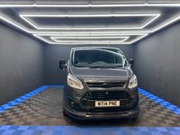 USED 2014 14 FORD TRANSIT CUSTOM 2.2 TDCi 290 Trend Panel Van 5dr Diesel Manual L2 H1 (186 g/km, 123 bhp) 12 MONTHS MOT, BLACK ALLOY WHEELS