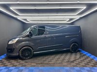 USED 2014 14 FORD TRANSIT CUSTOM 2.2 TDCi 290 Trend Panel Van 5dr Diesel Manual L2 H1 (186 g/km, 123 bhp) 12 MONTHS MOT, BLACK ALLOY WHEELS