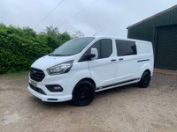 USED 2019 69 FORD TRANSIT CUSTOM 300 130BHP LWB L2 TREND 6 SEAT KOMBI CREW VAN **M SPORT LOOKS**NO VAT** 
