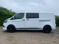 USED 2019 69 FORD TRANSIT CUSTOM 300 130BHP LWB L2 TREND 6 SEAT KOMBI CREW VAN **M SPORT LOOKS**NO VAT** 