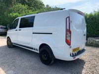 USED 2019 69 FORD TRANSIT CUSTOM 300 130BHP LWB L2 TREND 6 SEAT KOMBI CREW VAN **M SPORT LOOKS**NO VAT** 
