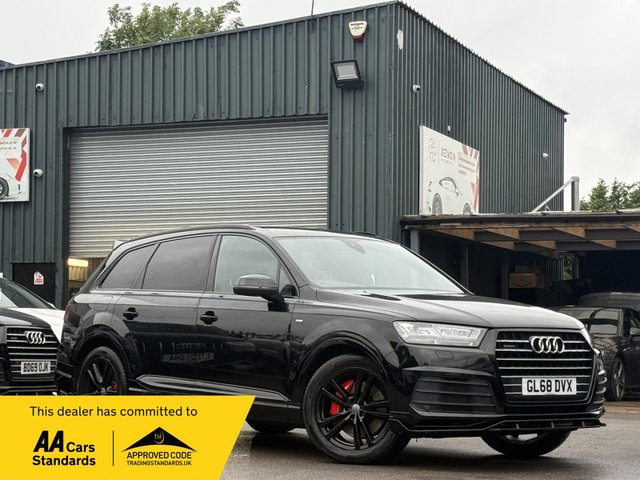 View our Audi Q7 3.0 TDI V6 50 S line SUV 5dr Diesel Tiptronic quattro Euro 6 (s/s) (286 ps)