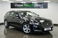 USED 2019 19 JAGUAR XF 2.0i Portfolio Sportbrake Auto Euro 6 (s/s) 5dr Black Leather, Sat Nav