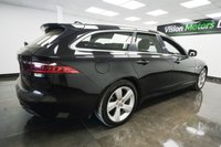 USED 2019 19 JAGUAR XF 2.0i Portfolio Sportbrake Auto Euro 6 (s/s) 5dr Black Leather, Sat Nav