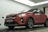 USED 2018 68 KIA STONIC 1.0 T-GDi 4 SUV 5dr Petrol DCT Euro 6 (s/s) (118 bhp) AUTOMATIC+EXCELLENT SERVICE HISTORY CONSISTS OF X7 SERVICES, LAST SERVICED @75,068 MILES-09.04.2026+7 INCH TOUCHSCREEN NAVIGATION SYSTEM+DAB DIGITAL RADIO+BLUETOOTH WITH MUSIC STREAMING+AUTOMATIC AIR-CONDITIONING+LUXURIOUS HEATED LEATHER SEATS+HEATED STEERING WHEEL+AUTOMATIC HEADLIGHT ACTIVATION+RAIN-SENSING WINDSCREEN WIPERS+PARKING ASSISTANCE WITH BLIND SPOT DETECTION AND REVERSING CAMERA+'BLAZE RED PAINT WITH BLACK ROOF'+17 INCH ALLOY WHEELS.