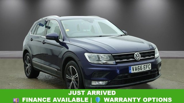 2017 66 VOLKSWAGEN TIGUAN 2.0 TDI BlueMotion Tech SE SUV 5dr Diesel Manual Euro 6 (s/s) (150 ps) 