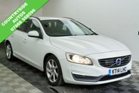 USED 2014 14 VOLVO V60 1.6 D2 SE Nav Estate 5dr Diesel Manual Euro 5 (s/s) (115 ps) With full documented service history backed up by dealer stamps and invoices.Heated seats, 17 in Alloy wheels, achieving an impressive 69 miles per gallon. Its low CO2 emissions and low insurance group rating further highlight how this vehicle is more economical to own. Will have full service and new MOT Prior to collection and come with 18 months parts and labour gold cover warranty FOC.