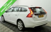 USED 2014 14 VOLVO V60 1.6 D2 SE Nav Estate 5dr Diesel Manual Euro 5 (s/s) (115 ps) With full documented service history backed up by dealer stamps and invoices.Heated seats, 17 in Alloy wheels, achieving an impressive 69 miles per gallon. Its low CO2 emissions and low insurance group rating further highlight how this vehicle is more economical to own. Will have full service and new MOT Prior to collection and come with 18 months parts and labour gold cover warranty FOC.