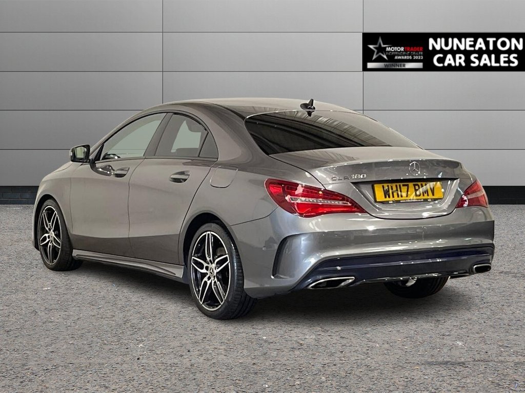 USED 2017 17 MERCEDES-BENZ CLA 1.6 CLA180 AMG Line Coupe 4dr Petrol Manual Euro 6 (s/s) (122 ps) HALF LEATHER INTERIOR