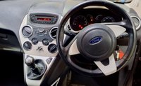 USED 2013 13 FORD KA 1.2 Zetec Hatchback 3dr Petrol Manual Euro 5 (s/s) (69 ps) Full service history (see photos) Alloy wheels, Air con, 2 keys, Heated fr screen, Electric windows, Colour coded bumpers, Privacy glass. CD Player. Clean and tidy example with cheap tax and insurance and will have a full service and new MOT Prior to sale. 3m parts only warranty with option to upgrade t0 12 months parts and labour gold cover warranty @ &pound;199.