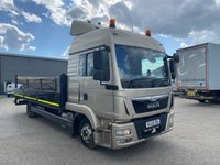 USED 2016 65 MAN TGE MAN TGE 7.5 TONNE ALLOY DROPSIDE WITH TAIL LIFT, SLEEPER CAB 