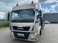 USED 2016 65 MAN TGE MAN TGE 7.5 TONNE ALLOY DROPSIDE WITH TAIL LIFT, SLEEPER CAB 
