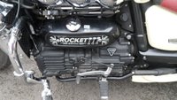 USED 2017 17 TRIUMPH ROCKET III 2294 Roadster Custom Cruiser Petrol Manual (148 ps)SERVICE HISTORY,HPI CLEAR. LONG MOT,LEATHER,2 KEYS.
